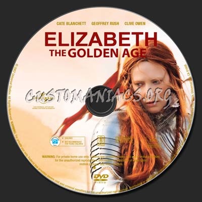 Elizabeth : The Golden Age dvd label