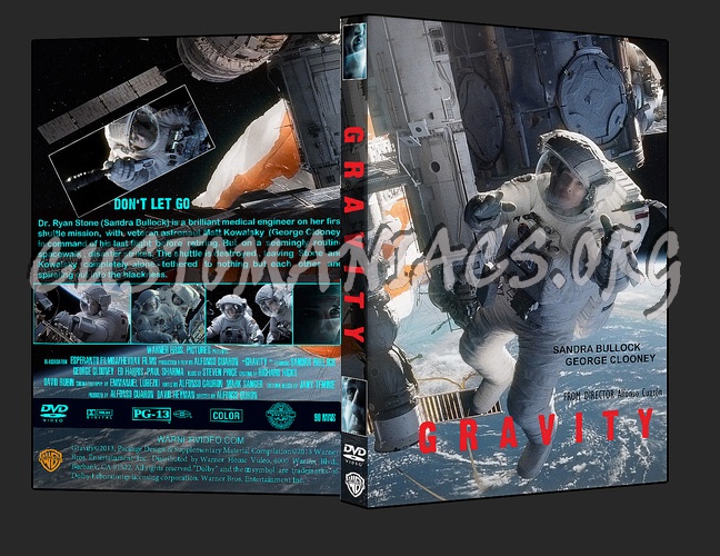 Gravity 2013 dvd cover