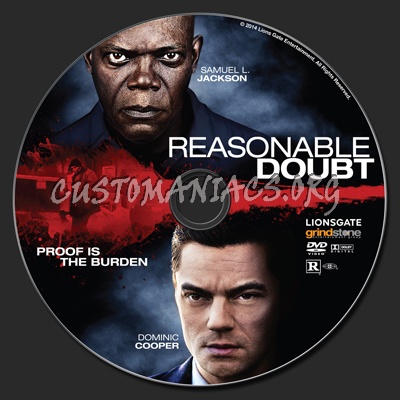 Reasonable Doubt (2014) dvd label