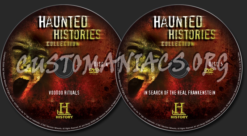 Haunted Histories Collection Volume 4 dvd label