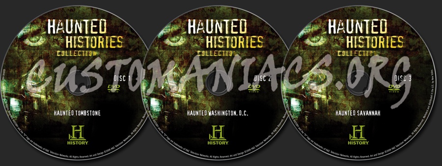 Haunted Histories Collection Volume 7 dvd label