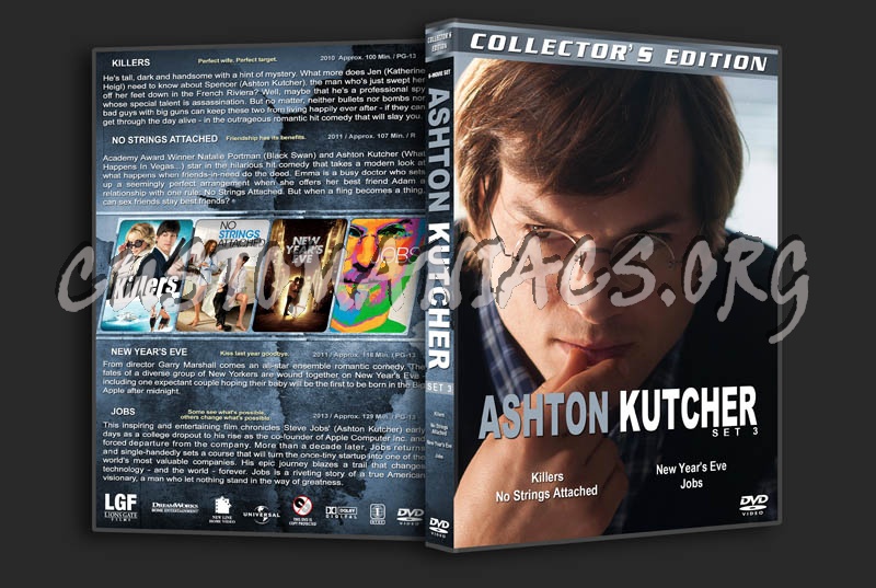 Ashton Kutcher Collection - Set 3 dvd cover