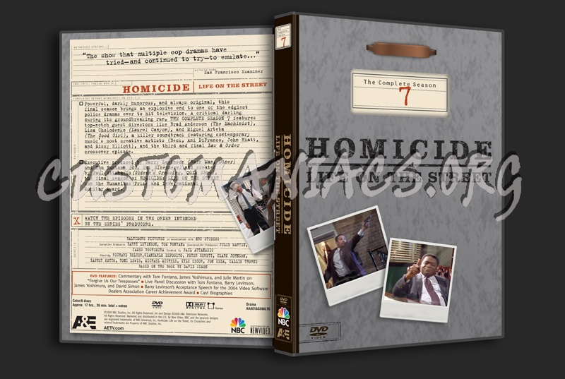 Homicide Season 7 dvd cover