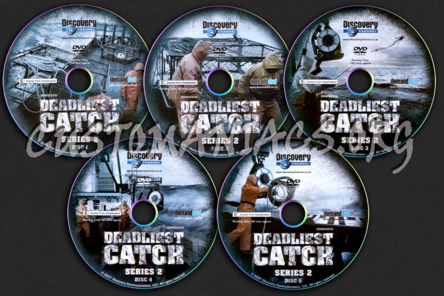 Deadliest Catch Series 2 dvd label