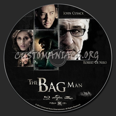 The Bag Man blu-ray label