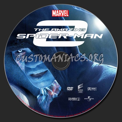 The Amazing Spider-Man 2 dvd label