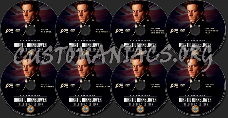 Horatio Hornblower Collector's Edition dvd label