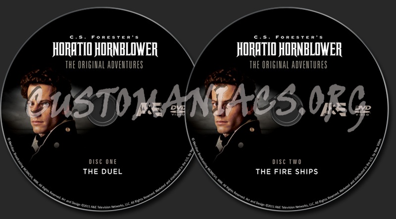 Horatio Hornblower the Original Adventures dvd label