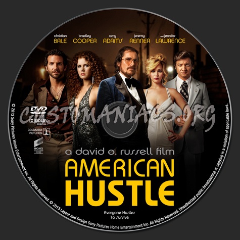 American Hustle dvd label