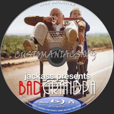 Jackass Presents: Bad Grandpa blu-ray label