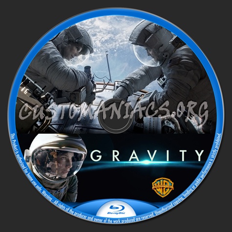 Gravity blu-ray label