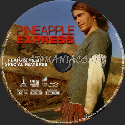 Pineapple Express blu-ray label