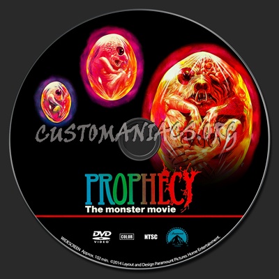 Prophecy - The Monster Movie dvd label