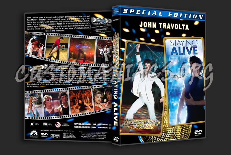 Saturday Night Fever Staying Alive Double Dvd Cover Dvd Covers And Labels By Customaniacs Id 