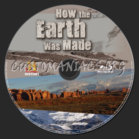 How the Earth Was Made blu-ray label
