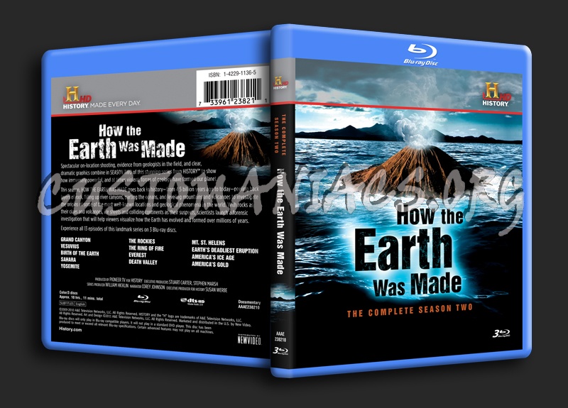 How the Earth Was Made Season 2 blu-ray cover