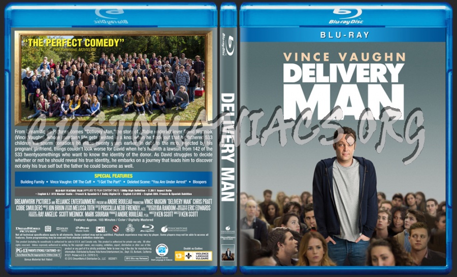 Delivery Man blu-ray cover