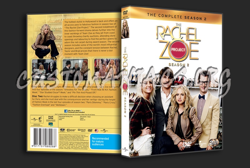 The Rachel Zoe Project Season 2 dvd cover