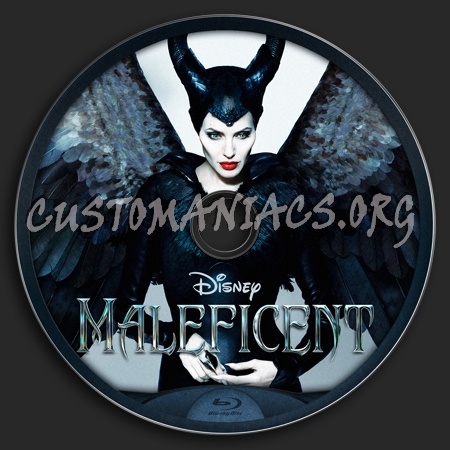 Maleficent blu-ray label