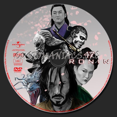 47 Ronin dvd label