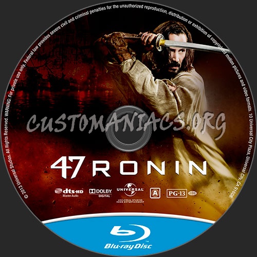 47 Ronin blu-ray label