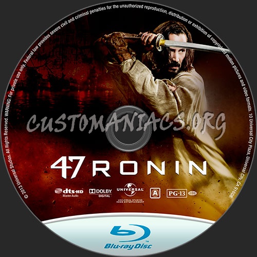 47 Ronin blu-ray label