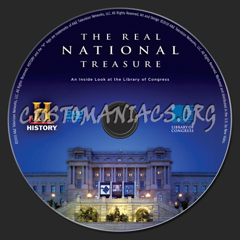 The Real National Treasure dvd label