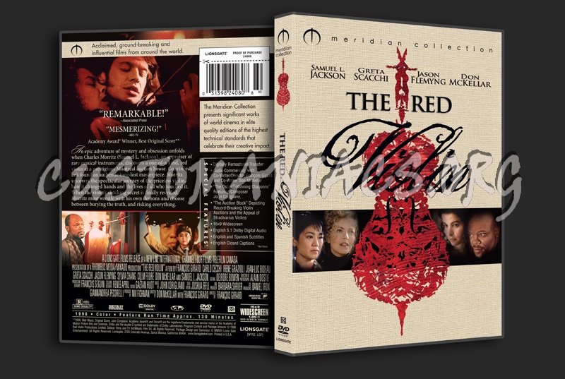 The Red Violin dvd cover