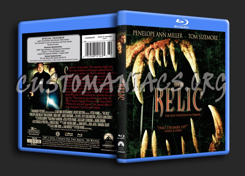 The Relic blu-ray cover