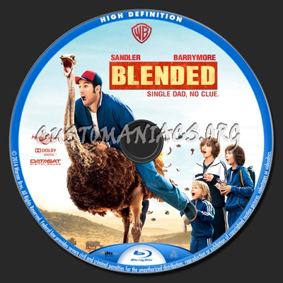 Blended blu-ray label