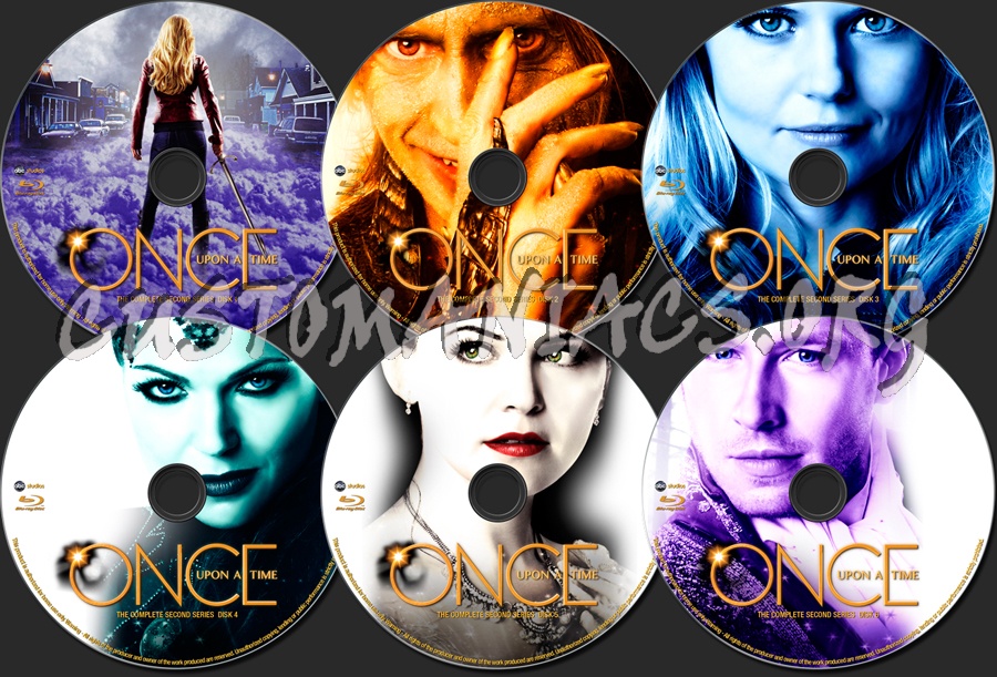 Once Upon A Time Season 2 blu-ray label