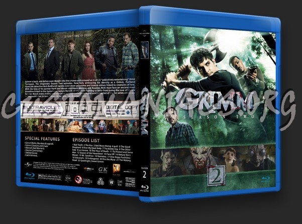 Grimm Season 2 blu-ray cover