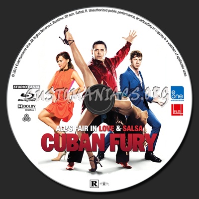 Cuban Fury blu-ray label