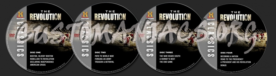 The Revolution dvd label