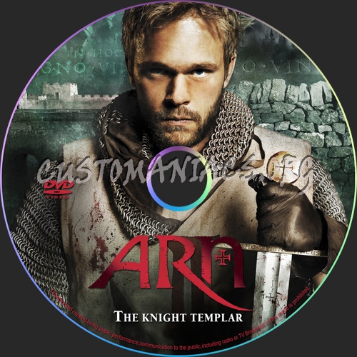 Arn The Knight Templar dvd label