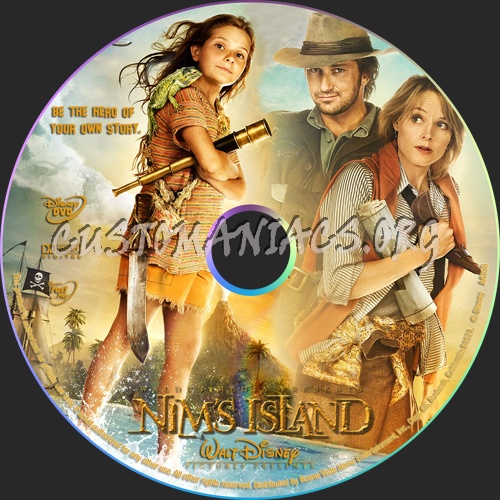 Nim's Island dvd label