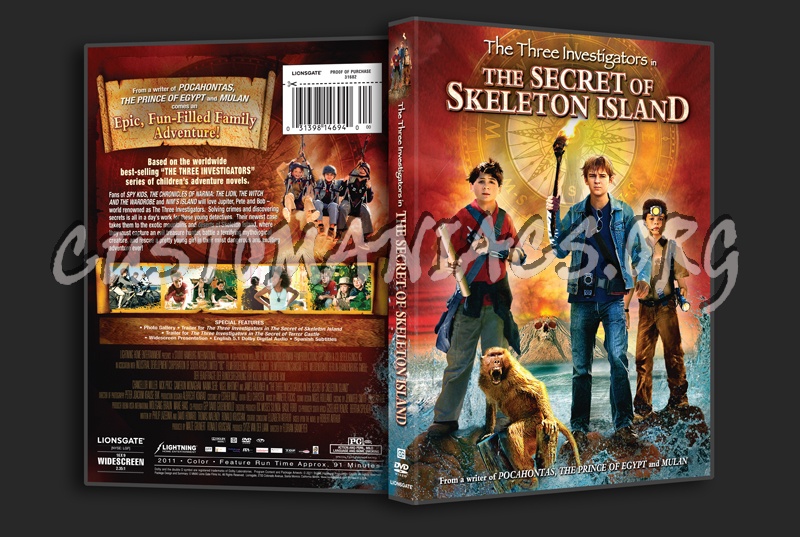 The Three Investigators in the Secret of Skeleton Island dvd cover