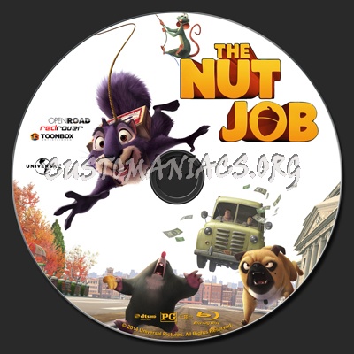 The Nut Job blu-ray label