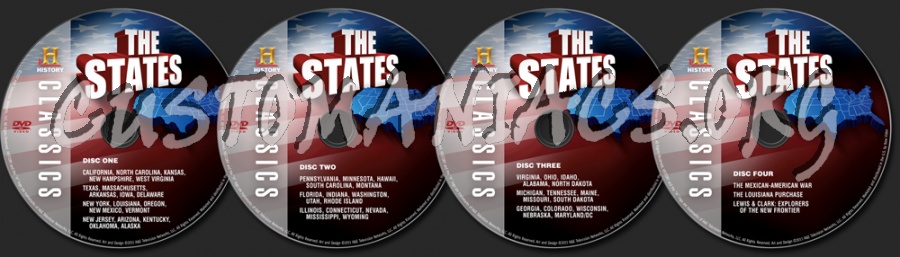 The States dvd label