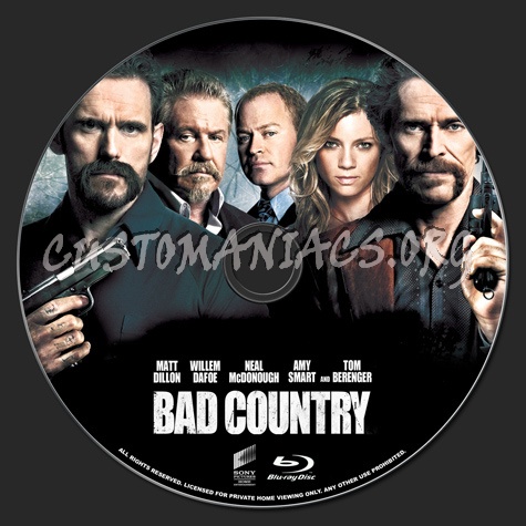 Bad Country blu-ray label