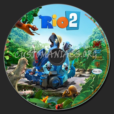 Rio 2 dvd label