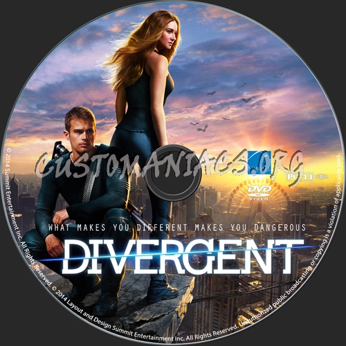 Divergent dvd label