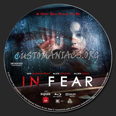 In Fear blu-ray label