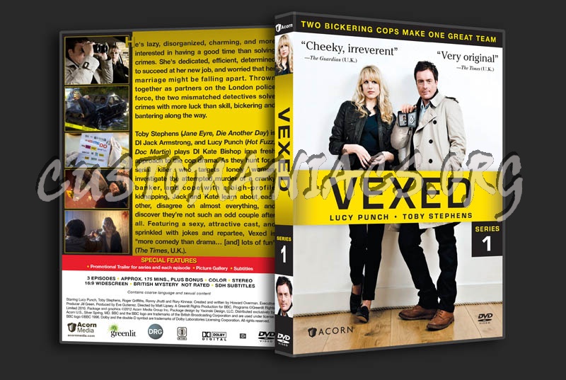 Vexed - Series 1 & 2 dvd cover