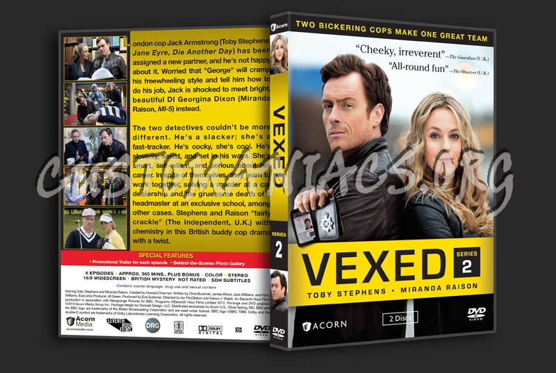 Vexed - Series 1 & 2 dvd cover