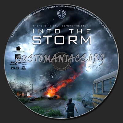 Into the Storm blu-ray label