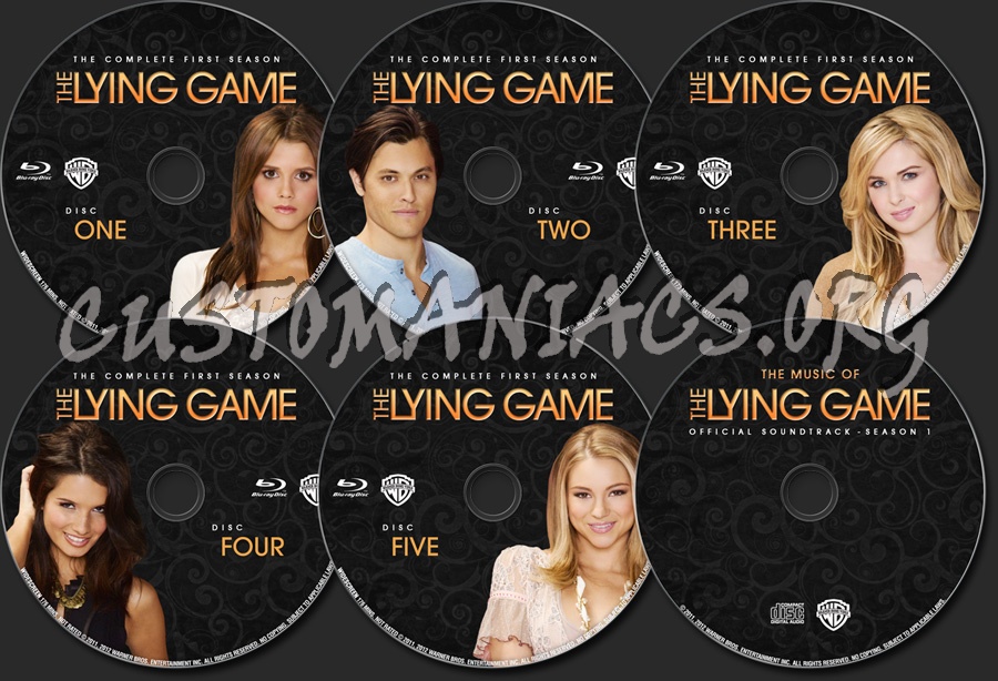 The Lying Game - Season 1 blu-ray label