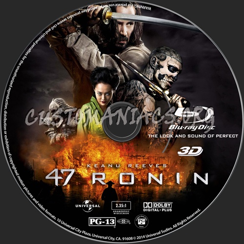 47 Ronin blu-ray label