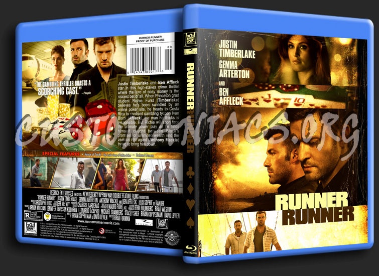 Runner Runner blu-ray cover