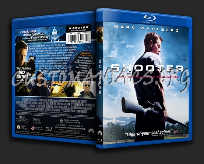 Shooter blu-ray cover - DVD Covers & Labels by Customaniacs, id: 35229 ...